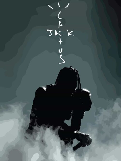 Travis Scott Cactus Jack Music Poster