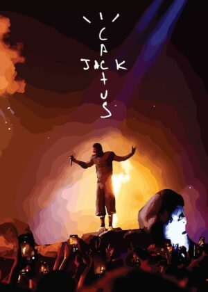 Travis Scott Concert Music Poster