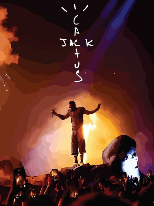 Travis Scott Concert Music Poster