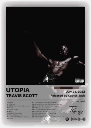 Travis Scott UTOPIA Music Poster