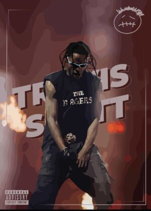 Travis Scott_1 Music Poster