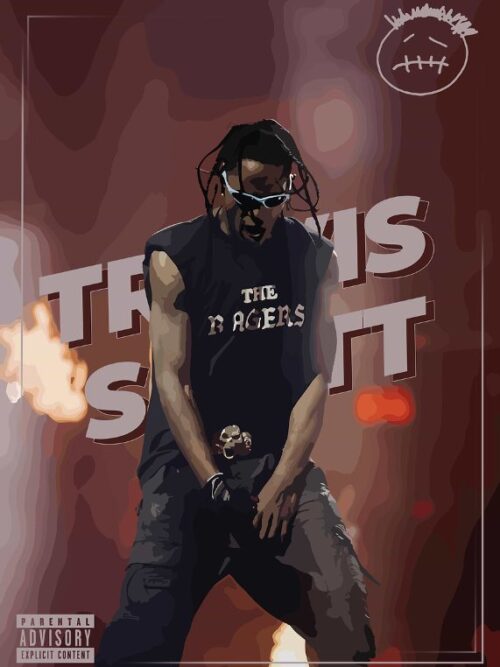 Travis Scott_1 Music Poster
