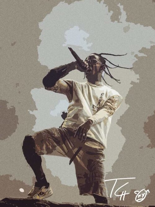 Travis Scott Music Poster