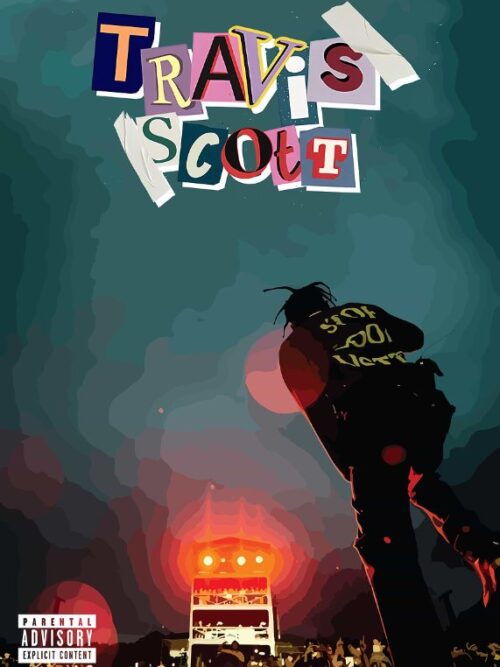 Travis Scott Music Poster