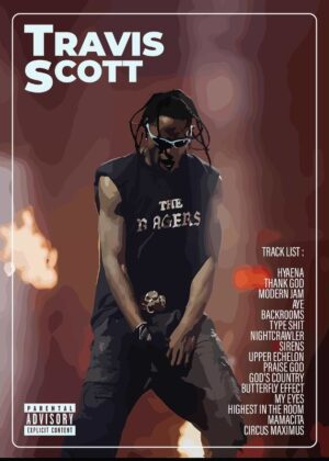 Travis Scott Music Poster