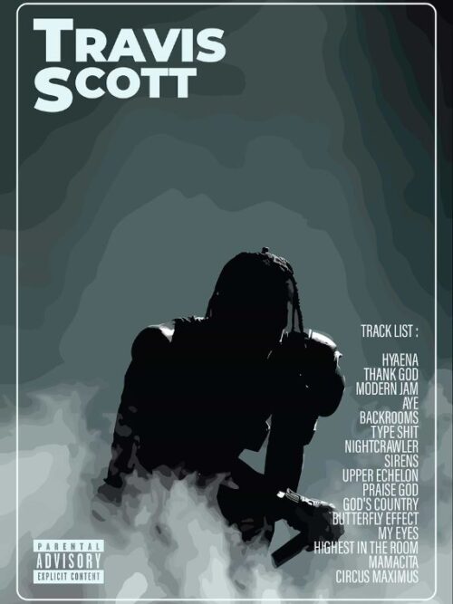 Travis Scott Music Poster