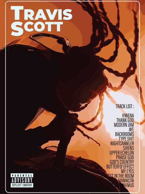 Travis Scott Music Poster