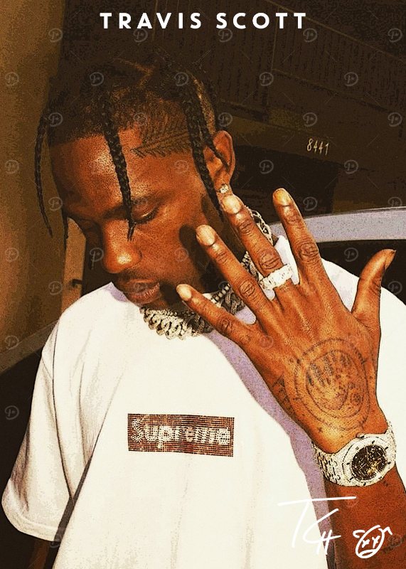 Travis Scott Music Poster