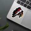 Trible American India Sticker