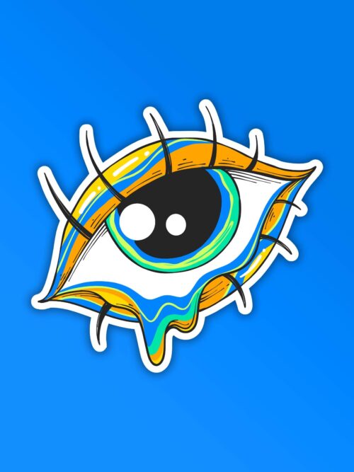 Trippy Eyes Sticker