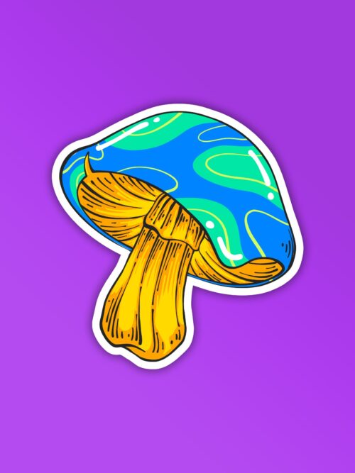 Trippy Mushrooms Sticker