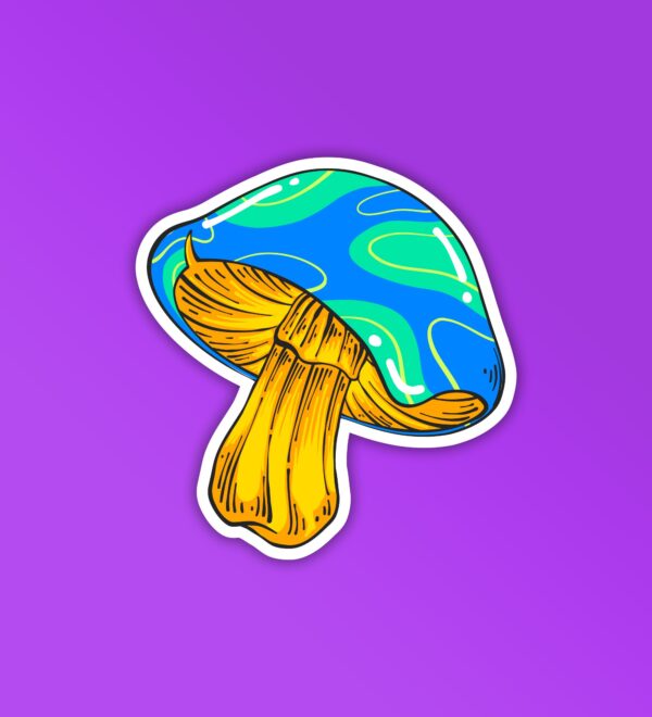 Trippy Mushrooms Sticker Trippy Mushrooms Sticker