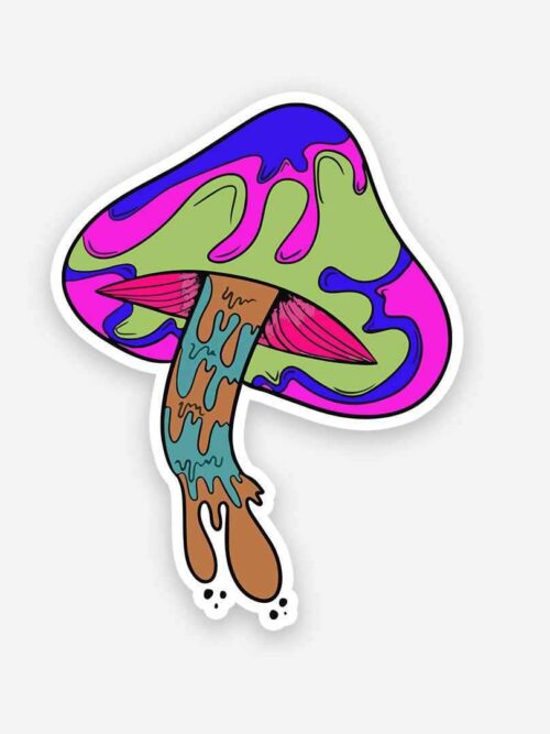Trippy Mushroom Sticker