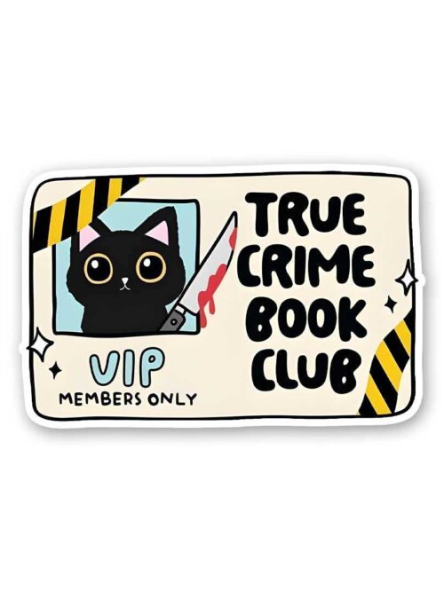 True Crime Book Club Sticker