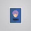 Trunks Minimalist Anime Stickers