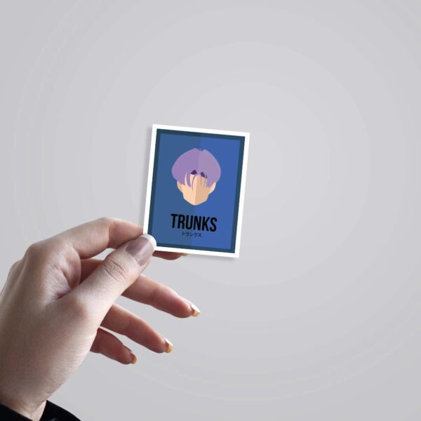 Trunks Minimalist Anime Stickers Trunks Minimalist Anime Stickers