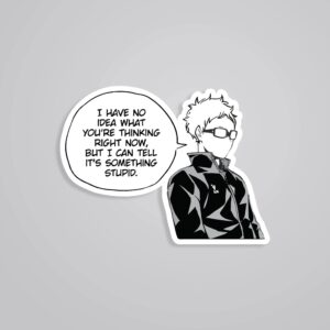 Tsukishimas Brutal Honesty Anime Stickers