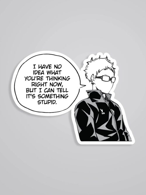 Tsukishimas Brutal Honesty Anime Stickers