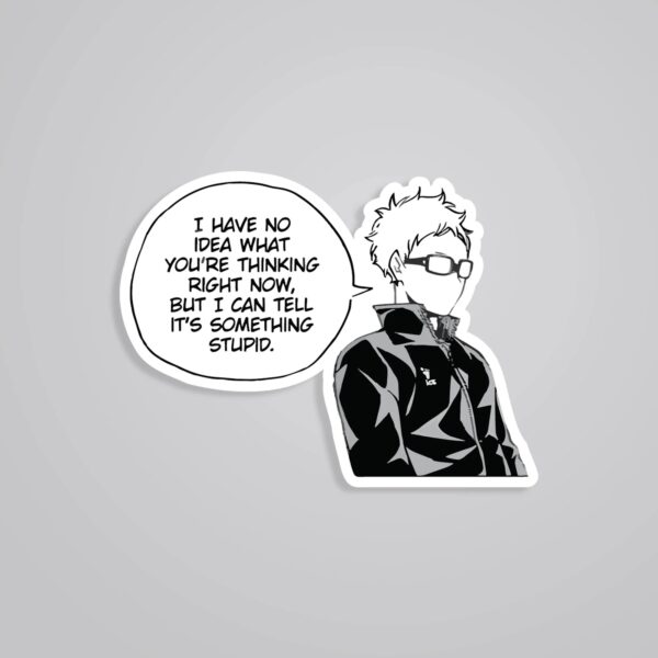 Tsukishimas Brutal Honesty Anime Stickers