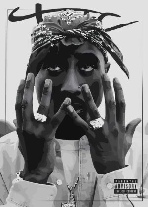Tupac Shakur Music Poster