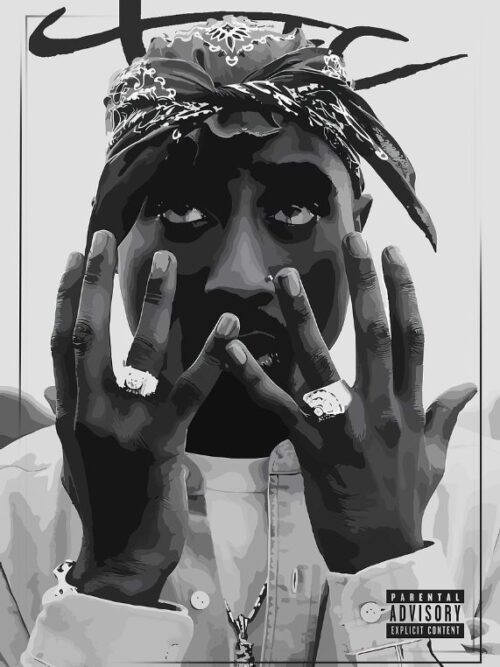 Tupac Shakur Music Poster