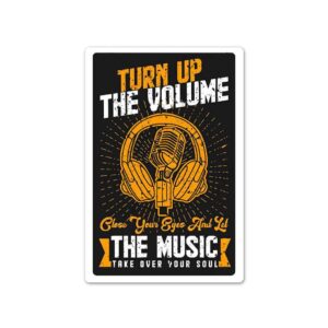 Turn Up The Volume Sticker Turn Up The Volume Sticker