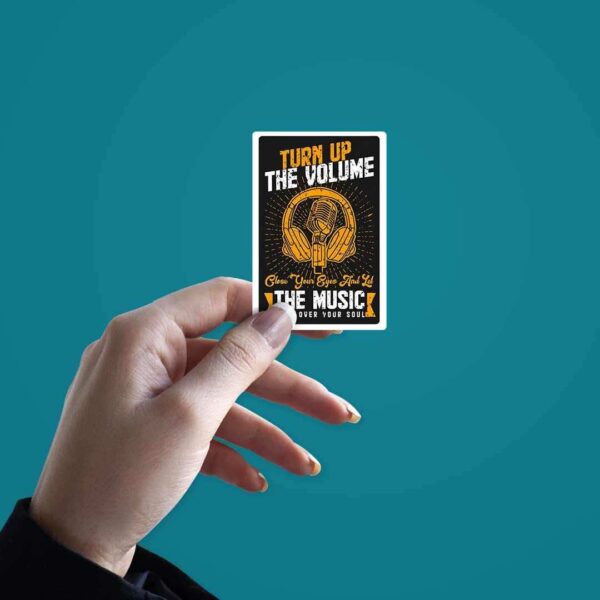 Turn Up The Volume Sticker Turn Up The Volume Sticker