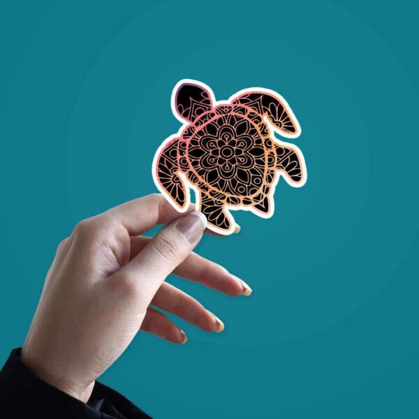 Turtle Art Sticker