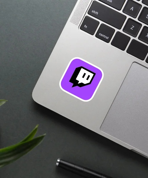 Twitch Logo Sticker Twitch Logo Sticker