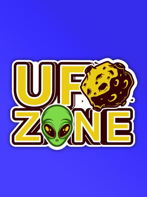 UFO Zone Sticker