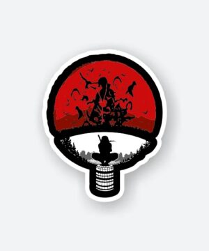 Uchiha Clan Logo Sticker Uchiha Clan Logo Sticker