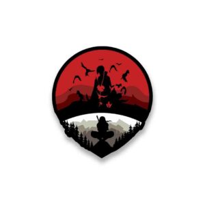 Uchiha Logo Sticker Uchiha Logo Sticker