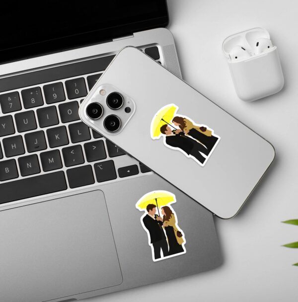 Under The Umbrella Laptop Mobile Sticker Under The Umbrella Laptop Mobile Sticker