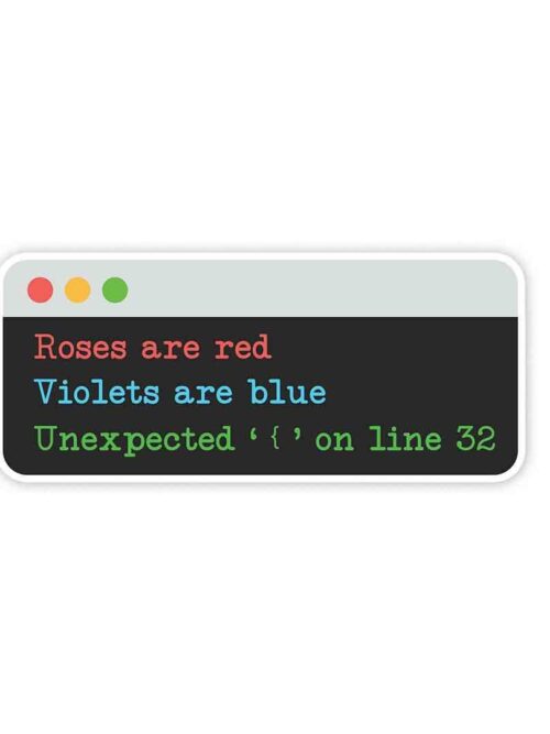 Unexpected On Line 32 Sticker