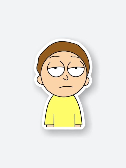 Uninterested Morty Sticker