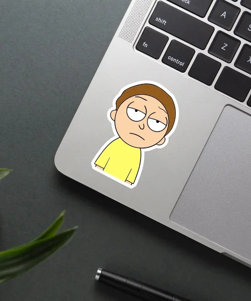 Uninterested Morty Sticker