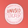 Unused Sticker Club Laptop   Mobile Sticker