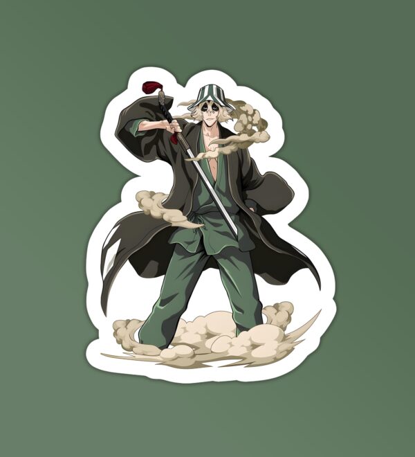 Urahara Kisuke Bleach Laptop Mobile Stickers Urahara Kisuke Bleach Laptop Mobile Stickers
