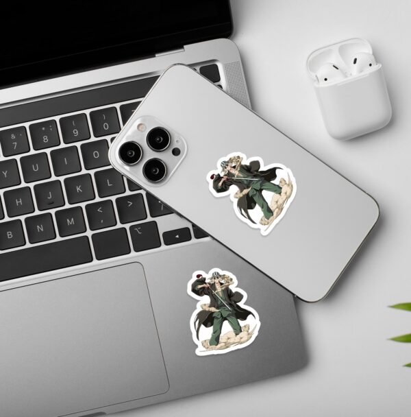 Urahara Kisuke Bleach Laptop Mobile Stickers Urahara Kisuke Bleach Laptop Mobile Stickers
