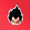 Vegeta It s Over 9000 Laptop Mobile Stickers