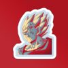 Vegeta Smirk Laptop Mobile Stickers
