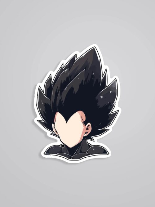 Vegeta The Saiyan Prince Anime Stickers