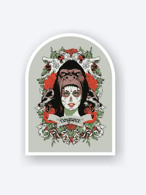 Vengeance Lady Sticker