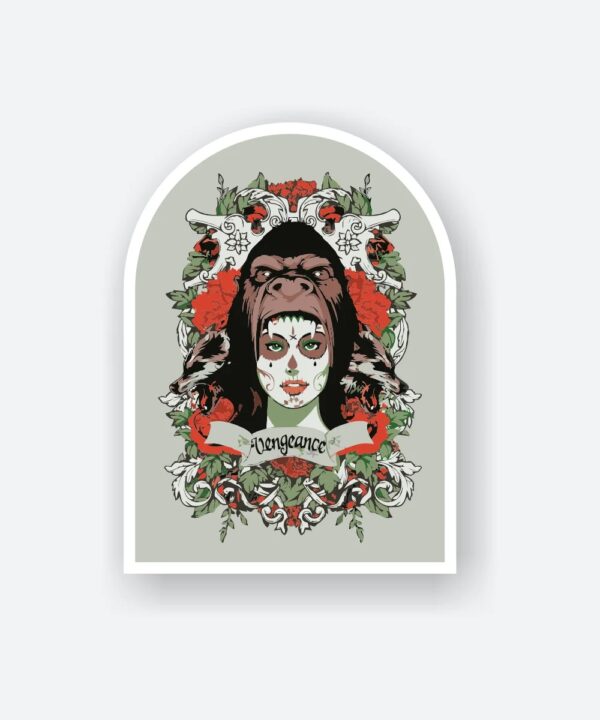 Vengeance Lady Sticker Vengeance Lady Sticker