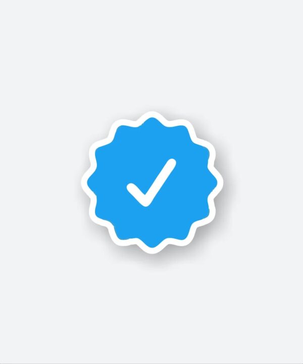 Verified Logo Sticker Verified Logo Sticker