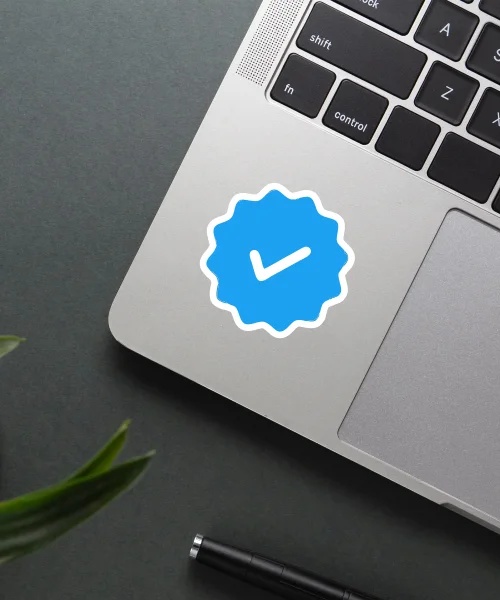 Verified Logo Sticker Verified Logo Sticker