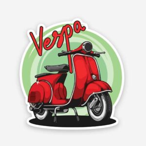 Vespa Sticker Vespa Sticker