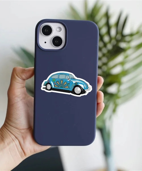 Vintage Car Sticker