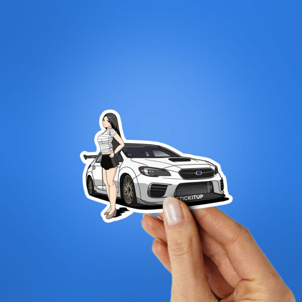 WRX And Waifu Sticker