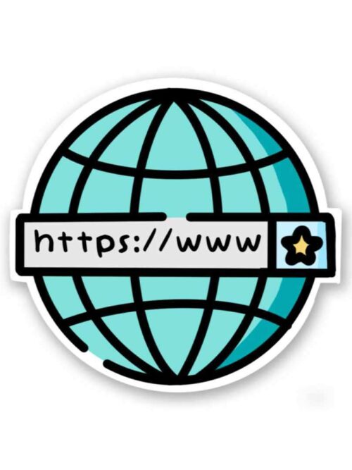 WWW Sticker